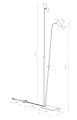 Lampa podłogowa MONO II BLACK 7708 Nowodvorski Lighting