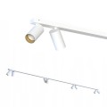 Listwa sufitowa 400cm MONO VIII 2x200 WHITE/GOLD 7696 Nowodvorski Lighting