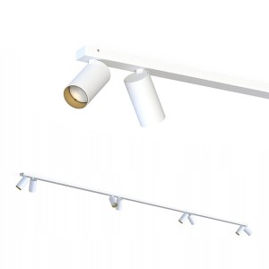 Listwa sufitowa 400cm MONO VIII 2x200 WHITE/GOLD 7696 Nowodvorski Lighting