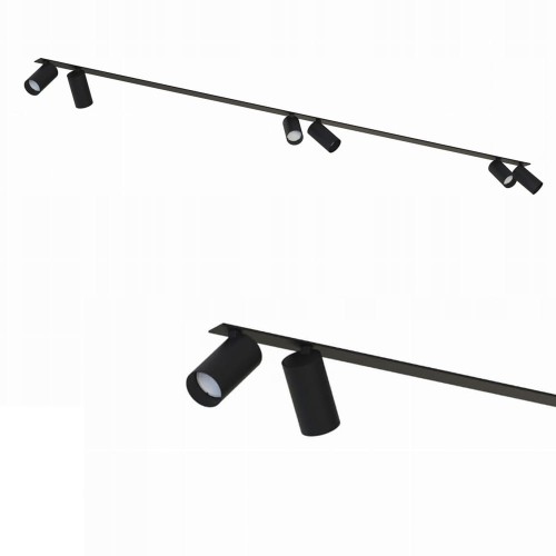 Listwa sufitowa wpuszczana MONO SURFACE VI BLACK 7837 Nowodvorski Lighting
