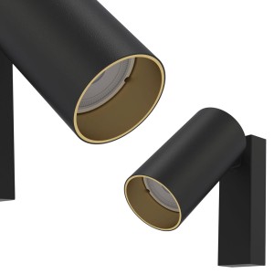 Kinkiet z włącznikiem MONO I BLACK/GOLD 7764 Nowodvorski Lighting