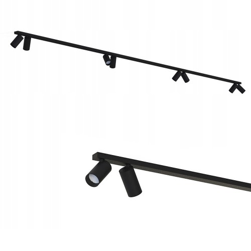 Listwa sufitowa 400cm MONO VIII 2x200 BLACK 7722 Nowodvorski Lighting