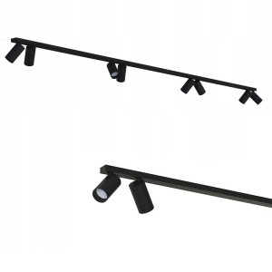 Listwa sufitowa 300cm MONO VIII 2x150 BLACK 7720 Nowodvorski Lighting