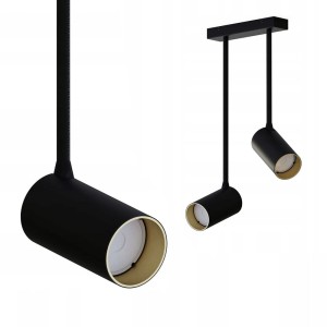 Spot MONO LONG II BLACK/GOLD 7675 Nowodvorski Lighting