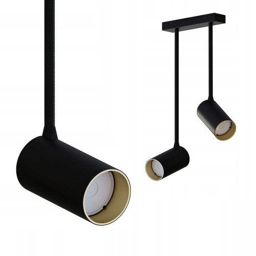 Spot MONO LONG II BLACK/GOLD 7675 Nowodvorski Lighting