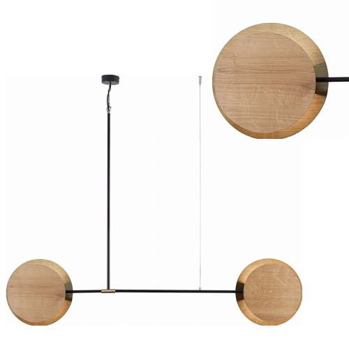 Lampa wisząca MINIMAL nowoczesna z drewna Nowodvorski
