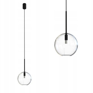 Lampa wisząca SPHERE S przezroczysta szklana kula o śr. 15cm Nowodvorski