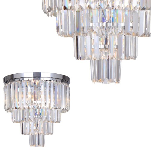 FC17106/4+1-CHR AMEDEO LAMPA SUFITOWA CHROM/CHROME Zuma Line