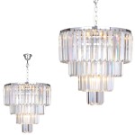 17106/4+1-CHR AMEDEO LAMPA WISZĄCA CHROM/CHROME Zuma Line