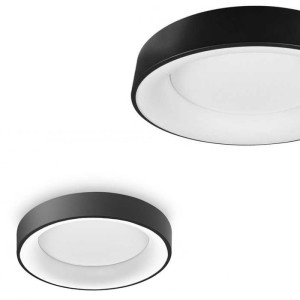 Plafon SOVANA TOP 45 CCT BLACK czarno-biały okrągły AZzardo