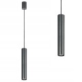 Lampa wisząca EYE GRAPHITE L z kloszem-tubką o wys. 40cm Nowodvorski