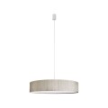 Lampa wisząca TURDA GRAY IV z abażurem z szarej tkaniny Nowodvorski