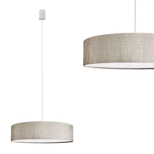 Lampa wisząca TURDA GRAY III szara o średnicy 50cm Nowodvorski