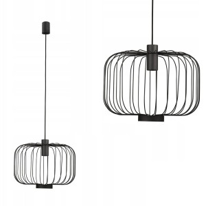 Lampa wisząca ALLAN czarny druciak Nowodvorski