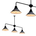 Lampa wisząca CRAFT w stylu industrialnym z metalowymi kloszami Nowodvorski
