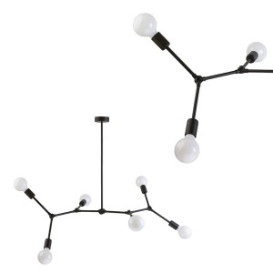 Lampa wisząca TWIG VI nowoczesna bez kloszy z 6 ramionami Nowodvorski