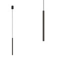 Lampa wisząca LASER I BLACK sopel rurka o długości 49cm Nowodvorski
