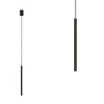 Lampa wisząca LASER I BLACK sopel rurka o długości 49cm Nowodvorski