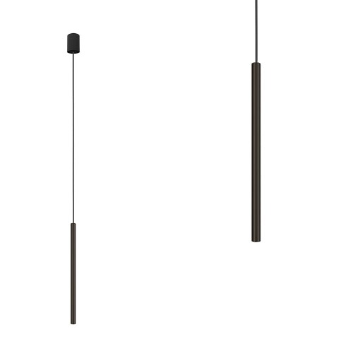 Lampa wisząca LASER I BLACK sopel rurka o długości 49cm Nowodvorski