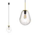 Lampa wisząca Pear S ze szklanym kloszem w kształcie gruszki Nowodvorski Lighting