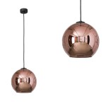 Lampa wisząca POLARIS COPPER z lustrzaną powierzchnią w kolorze miedzianym Nowodvorski