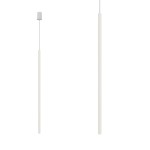 Lampa wisząca LASER 1000 white I punktowa z kloszem-rurką o dł. 100cm Nowodvorski Lighting