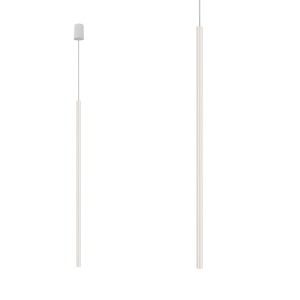 Lampa wisząca LASER 1000 white I punktowa z kloszem-rurką o dł. 100cm Nowodvorski Lighting