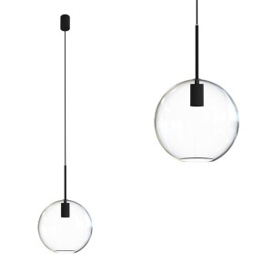 Lampa wisząca SPHERE L przezroczysta szklana kula o śr. 25cm Nowodvorski