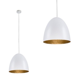 Lampa wisząca EGG M biało-złoty 9021 Nowodvorski