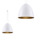 Lampa wisząca EGG L biało-złoty 9023 Nowodvorski