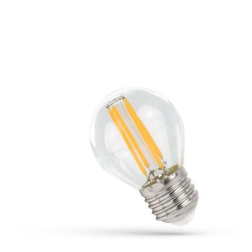 Żarówka kulka LED E27 4W barwa neutralna WOJ+14335 Spectrum