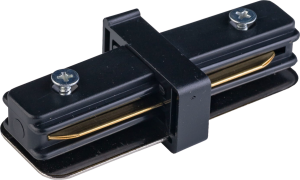 Łącznik prosty czarny do szyn 1-fazowych 2050 Zuma Line