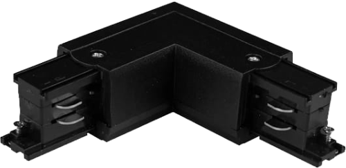 Łącznik kątowy czarny do szyn 3-fazowych 8010 Zuma Line