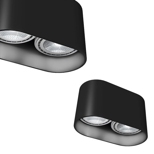 Lampa sufitowa OVAL black 9240 Nowodvorski