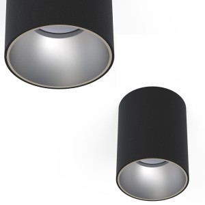 Oczko sufitowe EYE TONE BLACK/SILVER 8932 Nowodvorski