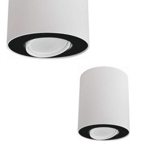 Spot SET WHITE BLACK 8898 biało-czarny Nowodvorski Lighting