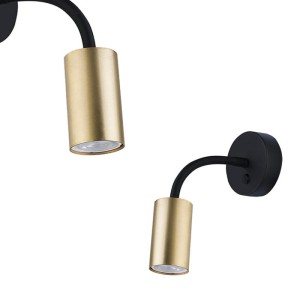 Kinkiet EYE FLEX BRASS S 9067 Nowodvorski