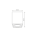 Bima Spot Square Biały ML7012 Milagro