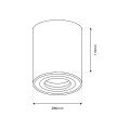 Bima Spot Round Czarny ML7011 Milagro
