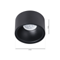 Oprawa Podtynkowa Bali Round Czarny ML0060 Milagro