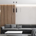 Lampa wisząca SOLO SAWN Czarny/Patynowy Drewno 1x mini GU10 MLP7469 Milagro