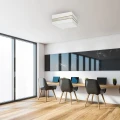 Lampa sufitowa Kwadrat ULTIMO Biały 2xE27 40cm MLP7347 Milagro