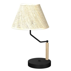 Lampka stołowa ETNA Czarny 1xE27 MLP7278 Milagro