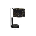 Lampka stołowa SENSO Czarny/Złoty 1xE27 MLP7299 Milagro