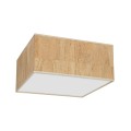 Lampa sufitowa CORK Biały/Cork 2xE27 MLP7517 Milagro