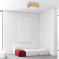 Lampa sufitowa CORK Biały/Cork 2xE27 MLP7517 Milagro