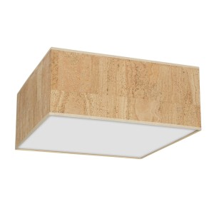Lampa sufitowa CORK Biały/Cork 3xE27 MLP7518 Milagro