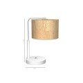 Lampa gabinetowa CORK Biały/Cork 1xE27 MLP7524 Milagro