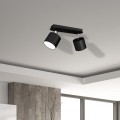 Lampa sufitowa DIXIE Czarny 2xGX53 MLP7600 Milagro
