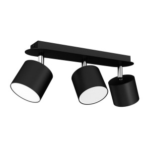 Lampa sufitowa DIXIE Czarny 3xGX53 MLP7601 Milagro